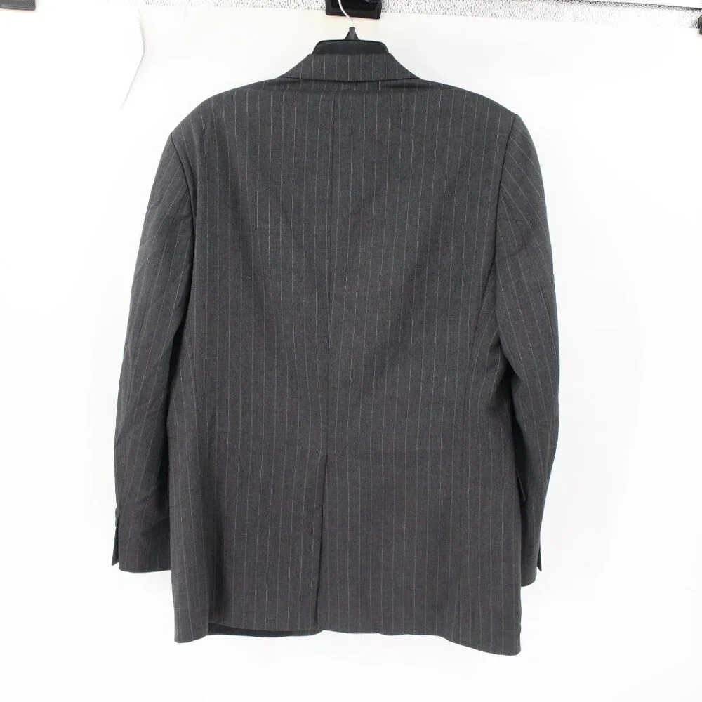 Lauren ralph Lauren sport coat Mens 42 two button striped single breasted wool